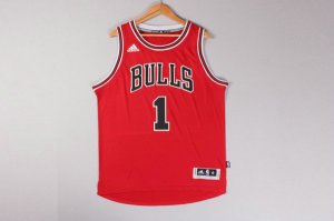 Maillot De Basket Chicago Bulls Derrick Rose 1 Hot PressFan Rouge